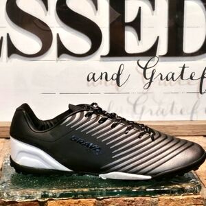 Brava Indoor Soccer Black Mns Sz 11.5D  #158999